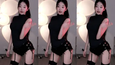 AfreecaTV哈妮妮加特林热舞pk20250210舞蹈剪辑